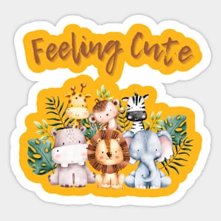 Cute Little Baby Animals #3 Sticker